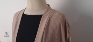 abaya kimono buste - femme musulmane
