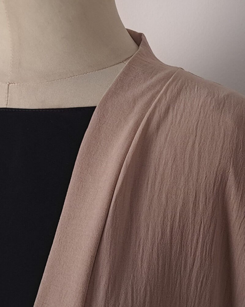 abaya kimono buste - femme musulmane