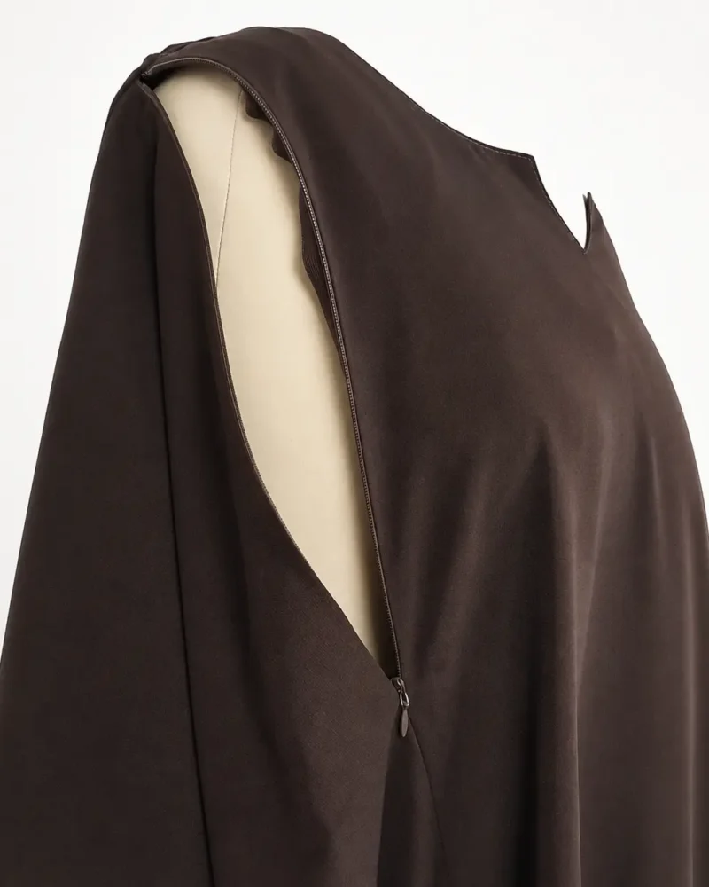 ABAYA ALLAITEMENT AVEC ZIP ET POCHES