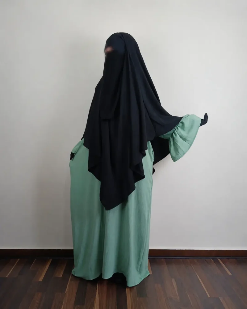 ABAYA TULIPE VERTE