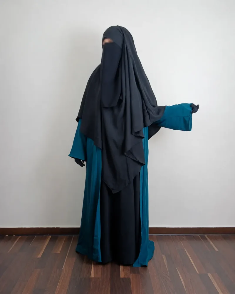 KIMONO ABAYA BLEUE