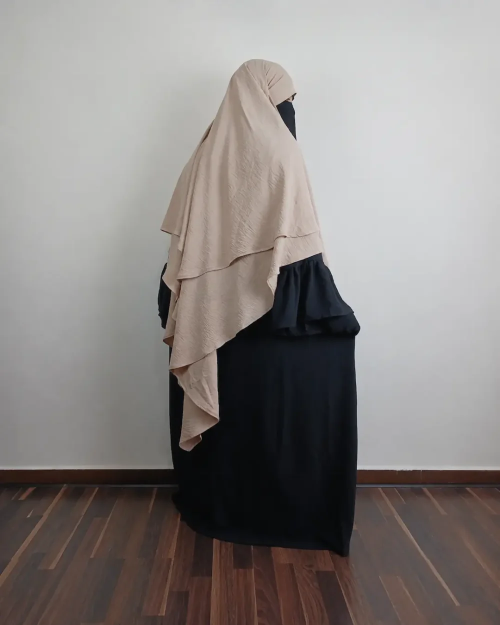 Khimar Jazz 2 voiles beige