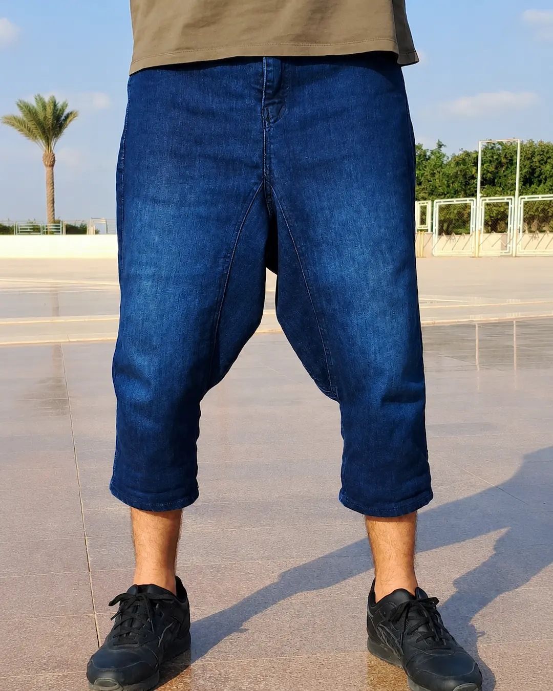 Pantacourt Jeans face
