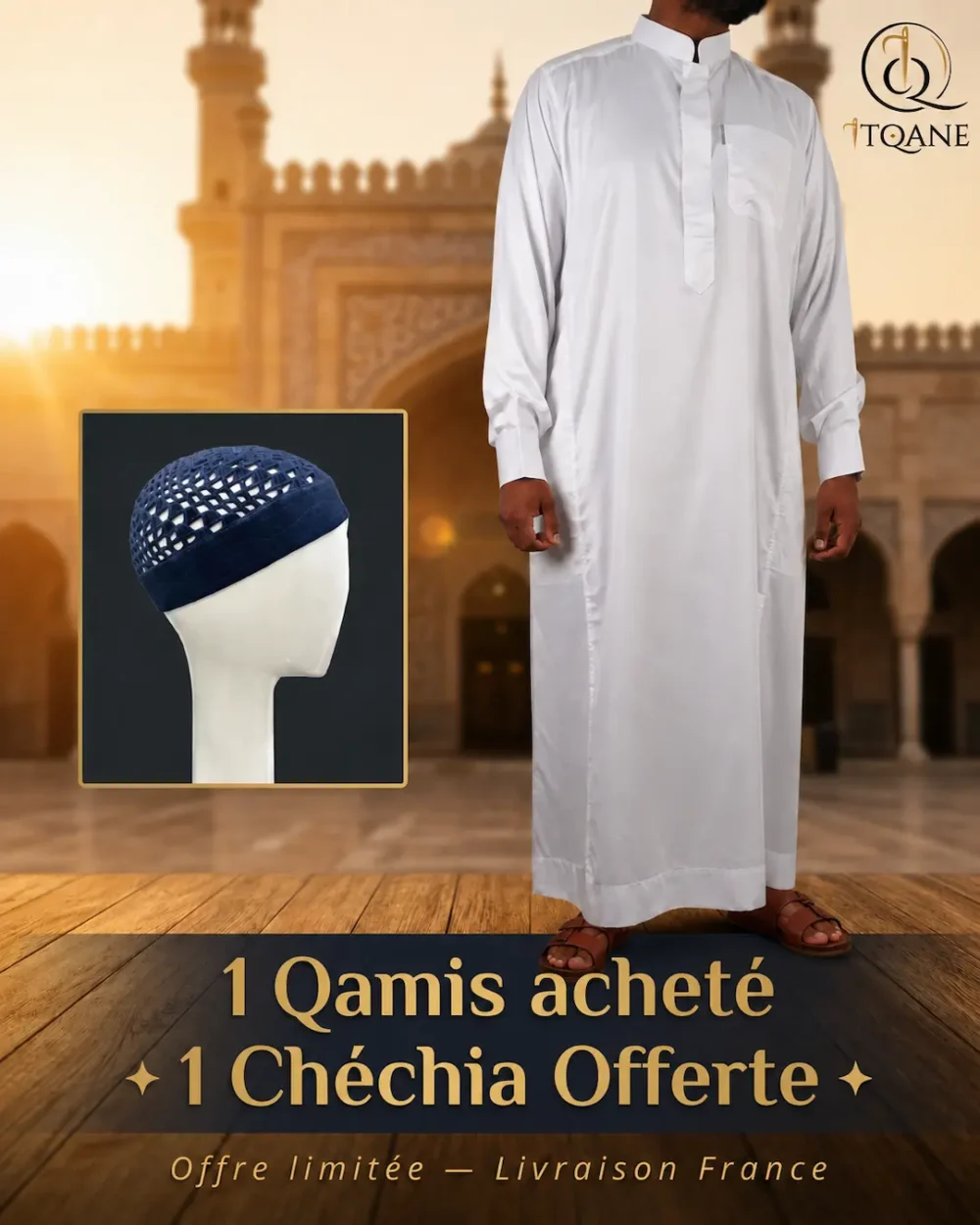 offre qamis col ouvert